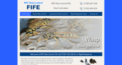 Desktop Screenshot of pestcontrolfife.com